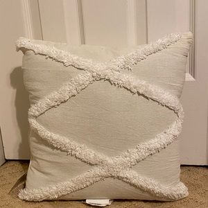White Throw Pillow